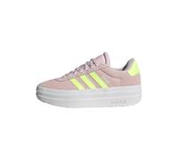 adidas VL Court Bold Shoes Junior, Zapatillas, Clear Pink/HI-Res Yellow S19/ftwr White, 23 EU