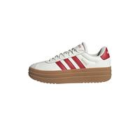 adidas VL Court Bold Shoes, Zapatos Mujer, Core White/Better Scarlet/Gold Met, 39 1/3 EU