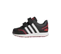 adidas VS Switch 3 Lifestyle Running Hook and Loop Strap Shoes, Zapatillas para Correr Unisex bebé, Core Black/Cloud White/Vivid Red, 23.5 EU