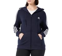 Adidas W 3S FT FZ HD Sweatshirt, Women's, Legend Ink/White, M