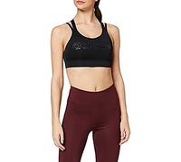 Adidas W D2m Brand BT Sports Bra, Mujer, Black/White, 2XS