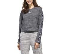 Adidas W E TPE SWT Sudadera, Mujer, Brgros/Blanco, XL