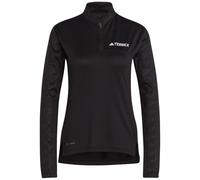ADIDAS W Mt Half Zi Ls - Mujer - Negro - talla XS- modelo 2024