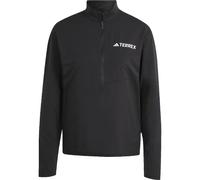 adidas Mujer Terrex Multi Climacool Half Zip Long Sleeve, Black, XS