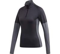 adidas W Xperior LS Camiseta, Mujer, Carbon/Brgros, L