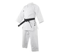 adidas Uniforme de Karate WKF Club - 8 oz Estudiante de Artes Marciales Gi, Hombre, Blanco, 190 cm