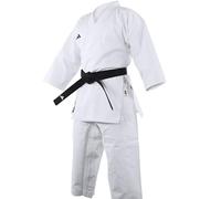 adidas WKF Club-Uniforme de Karate-8 onzas para Estudiantes de Artes Marciales, Niños, Blanco, 140