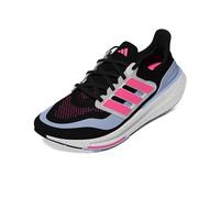 adidas Women’s Ultraboost Light Running Shoes (Ultraboost 23) Black/Lucid Pink/Blue Dawn 9