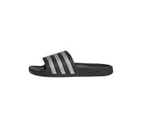 adidas Women's Adilette Aqua Slides Core Black/Silver Met./Silver Met. 4 UK 37 EU