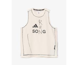 adidas Women's ADIRUN01 Tank T-Shirt x Song for the Mute Blanco
