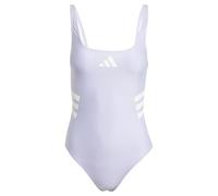 adidas Women's Bañador U-Back 3 Bandas, Violet Tone/Warm Vanilla, 40