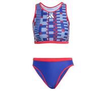 adidas Women's Bikini Tom Daley, Semi Lucid Blue/Pure Ruby, M