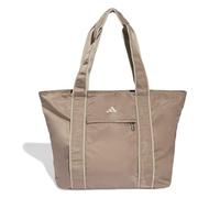 adidas Women's Bolso tote Yoga, Chalky Brown/Beige, 1 Talla