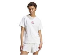 adidas Women's Camiseta Farmers Market Strawberry Graphic, White, M