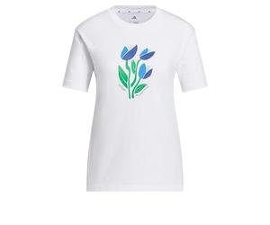 adidas Women's Camiseta Floral Bloom AT Your Own Pace Estampada