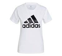 adidas Women's Camiseta Loungewear Essentials Logo, White/Black, 2XL