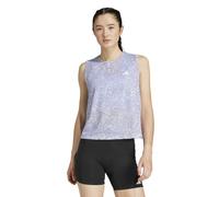 adidas Women's Camiseta sin Mangas Own The Run Climacool 3 Bandas, Dash Grey/Violet Tone, L