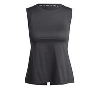 Adidas Women's Camiseta sin Mangas Studio, Black/Grey Six, M