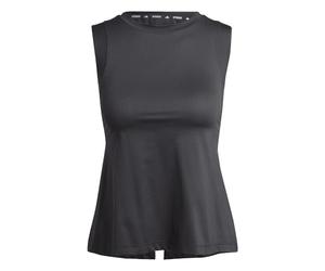adidas Women's Camiseta sin Mangas Studio, Black/Grey Six, M
