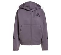 ADIDAS SPORTSWEAR Sudadera con cremallera deportiva 'Z.N.E. ' gris basalto / negro, Talla XS-S
