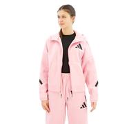 adidas Women's Chaqueta con Capucha Z.N.E., True Pink, L