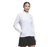 adidas - Chaqueta con cremallera completa con textura de rendimiento para mujer, XL, color blanco