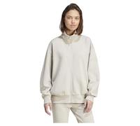 adidas Women's Chaqueta Soft Lux Loose Full-Zip, Beige, M