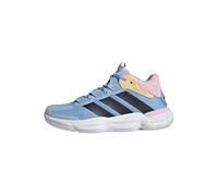 adidas Women's Court Stabil para Pista Cubierta, Blue/Bright Royal/Team Solar Orange