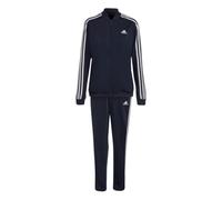 adidas Women's Essentials - Traje deportivo de 3 rayas, tinta/blanco, talla M