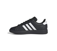 Adidas Women's Grand Court 2.0 Sneaker, Black/White/Gold Metallic, 8