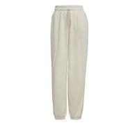 adidas Women's Hyperglam Fleece Joggers, Wonder White, Small