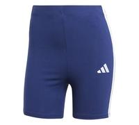 adidas Mujer Essentials 3-Stripes High Waisted Biker Tights, dark blue/white, XS