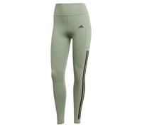 adidas Women's Mallas largas Optime 3 Bandas, Silver Green, XS