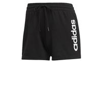 Adidas W Lin FT SHO Shorts, Women's, Black/White, M
