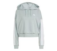 adidas Women's Sudadera con Capucha Essentials French Terry Quarter-Zip 3 Bandas