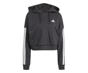 adidas Women's Sudadera con Capucha Essentials French Terry Quarter-Zip 3 Bandas