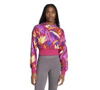 adidas Women's Sudadera con Capucha x Farm, Bold Pink/Spring Yellow/Lucid Fuchsia, XS