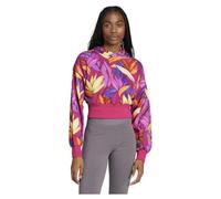 adidas Women's Sudadera con Capucha x Farm, Bold Pink/Spring Yellow/Lucid Fuchsia, XS