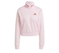 adidas Women's Sudadera Essentials Color Pop French Terry Crop Quarter-Zip