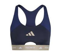 adidas Women's Sujetador de Entrenamiento con Bloques de Colores para Impacto Medio Techfit