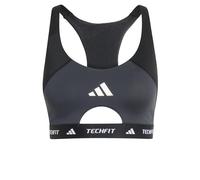 adidas Women's Sujetador de Entrenamiento con Bloques de Colores para Impacto Medio Techfit