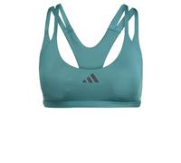adidas Women's Sujetador Aeroimpact Luxe Training sujeción Ligera, Preloved Teal, L (A-B)