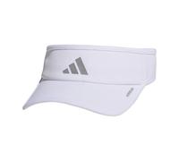 adidas Women's Superlite Sport Performance Visor for Sun Protection and Outdoor Activities, White/Silver Metallic/3.0, One Size
