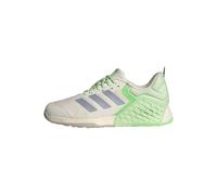 adidas Women's Zapatilla de Training Dropset 3, Halo Silver/Semi Green Spark/Lime Burst, 39 1/3