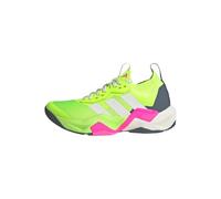 adidas Women's Zapatilla de Training Rapidmove ADV 2, Lucid Lemon/Chalk White/Lucid Pink, 39 1/3