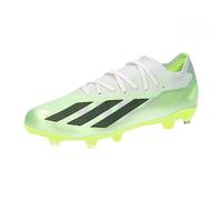 adidas X Crazyfast.2 FG, Football Shoes (Firm Ground) Unisex Adulto, FTWR White/Core Black/Lucid Lemon, 38 EU