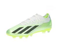 adidas X Crazyfast.2 MG, Football Shoes (Multi Ground) Unisex Adulto, FTWR White/Core Black/Lucid Lemon, 46 EU