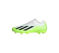 adidas X CRAZYFAST.3 LL FG, Botas de fútbol Unisex Adulto, Cloud White/Core Black/Lucid Lemon, 47 1/3 EU