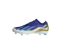 adidas X Crazyfast Messi League Firm Ground Boots, Botas de fútbol Unisex Adulto, Lucid Blue/Blue Burst/Cloud White, 46 EU