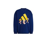 adidas x Disney Mickey Mouse Sweatshirt Kids Sudaderas, Azul Oscuro/creyel, 7-8 Years Unisex niños